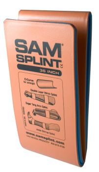 SAM Splint Universalschiene gefaltet I 91 x 11 cm